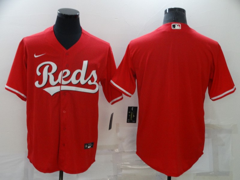 2021 Men Cincinnati Reds Nike red blank MLB Jersey->golden state warriors->NBA Jersey